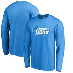Detroit Lions NFL Pro Line by Fanatics Branded Team Lockup Long Sleeve T-Shirt